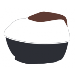 Piaggio Βαλιτσάκι Beverly 300/350 EU4 36L Λευκό 505/A